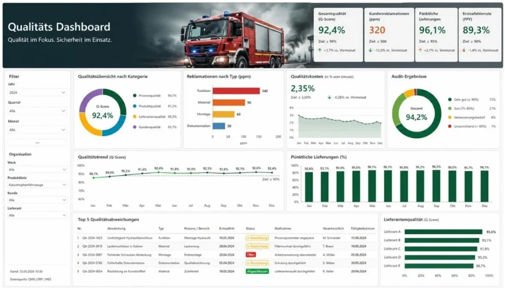 Güteprüfung von Sonderfahrzeugen für den Bund