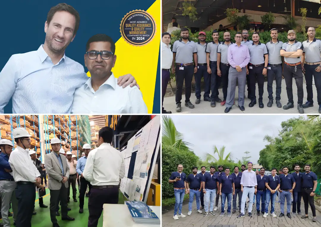 Collage des redi-India-Teams mit Gruppenaufnahmen