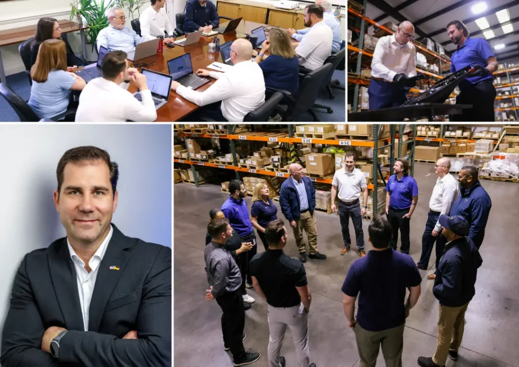 redi-Group North America team during a project meeting and on-site quality inspection in the USA