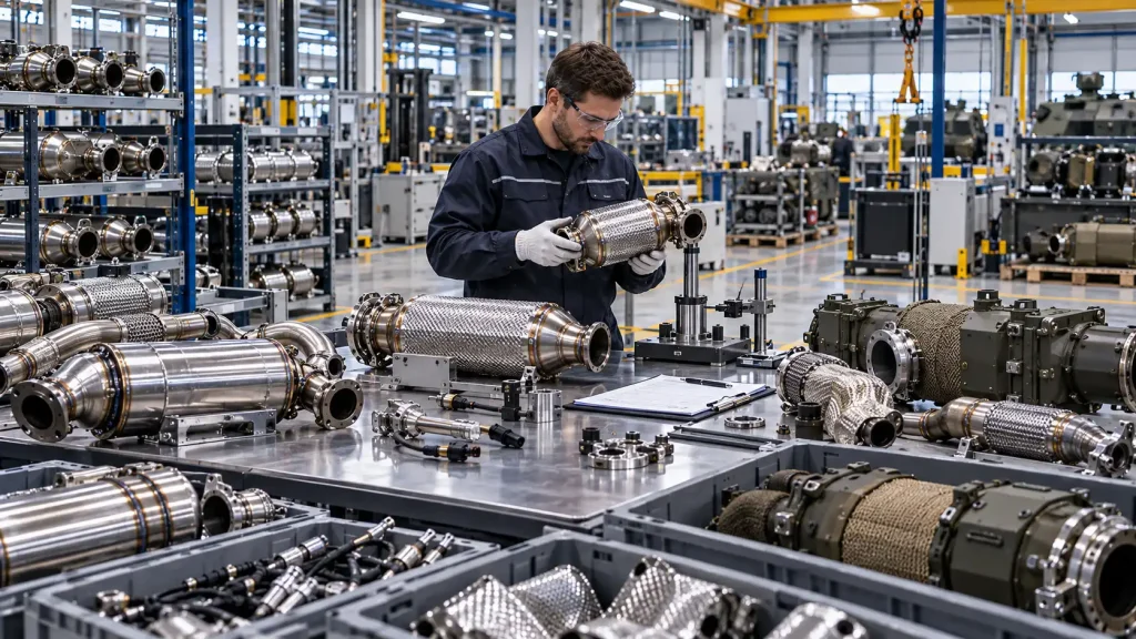 Qualitätssicherung von Motor- und Emissionskomponenten im Defence-Bereich